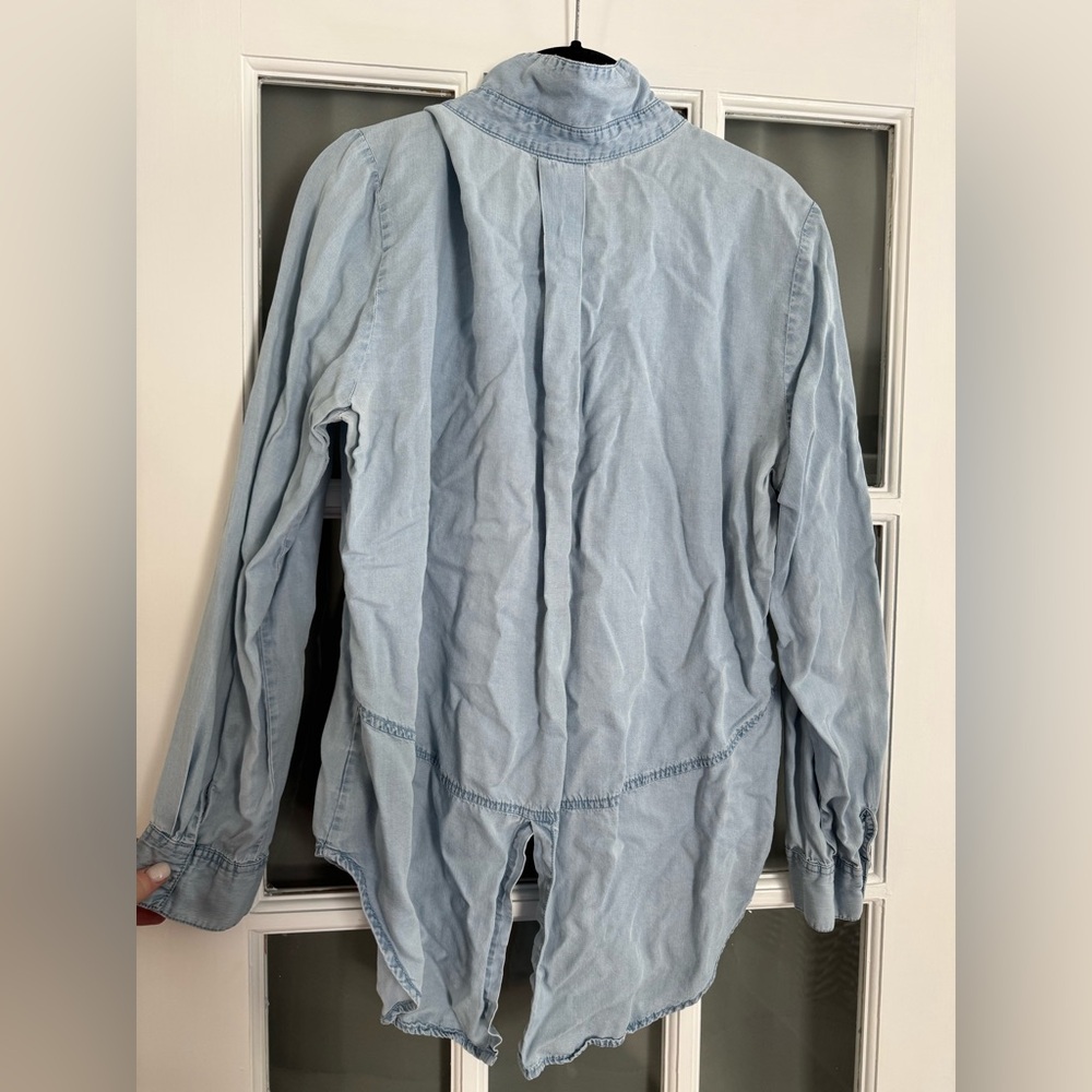 Per Se blue button down L - Picture 2 of 4